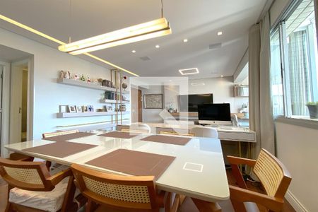 Sala de jantar de apartamento à venda com 3 quartos, 158m² em Serra, Belo Horizonte