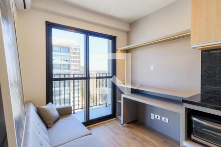 Sala de apartamento para alugar com 1 quarto, 27m² em Campo Belo, São Paulo