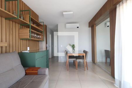 Sala de apartamento para alugar com 2 quartos, 62m² em Jardim Sumare, Ribeirão Preto