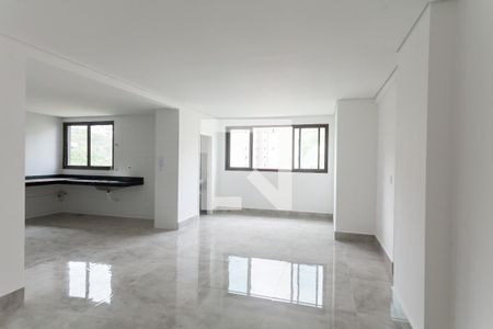 sala de apartamento à venda com 2 quartos, 82m² em Buritis, Belo Horizonte
