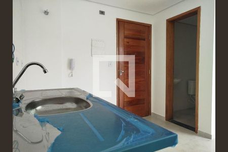 Cozinha de kitnet/studio à venda com 1 quarto, 25m² em Vila Carrão, São Paulo