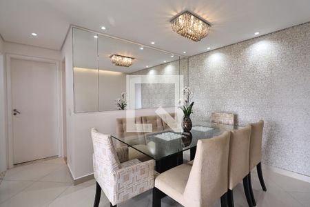 Sala  de apartamento à venda com 3 quartos, 70m² em Vila Valparaíso, Santo André