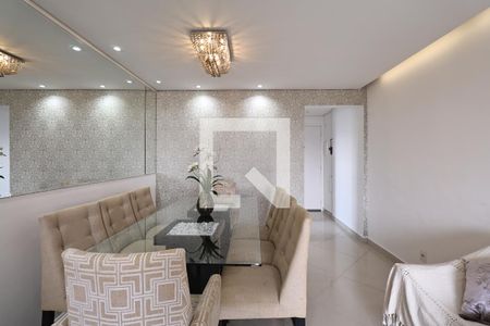 Sala de apartamento à venda com 3 quartos, 70m² em Vila Valparaíso, Santo André