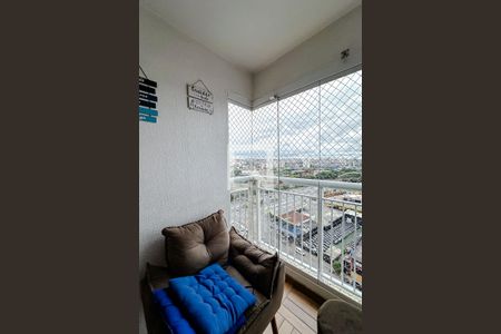 Varanda da Sala de apartamento à venda com 2 quartos, 55m² em Alto do Pari, São Paulo