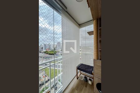 Varanda da Sala de apartamento à venda com 3 quartos, 59m² em Jardim Sabara, São Paulo