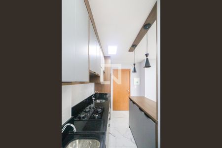 Cozinha e Área de Serviço de apartamento para alugar com 2 quartos, 36m² em Vila Palmares, São Caetano do Sul