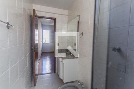 Banheiro da Suíte de apartamento à venda com 3 quartos, 95m² em Funcionários, Belo Horizonte