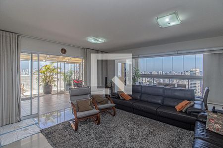 Sala de apartamento à venda com 4 quartos, 220m² em Vila Gumercindo, São Paulo