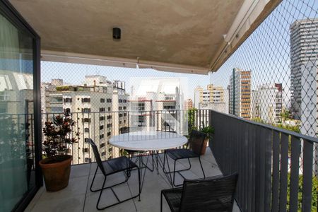 Varanda da Sala e Área de Serviço de apartamento para alugar com 1 quarto, 63m² em Sumarezinho, São Paulo