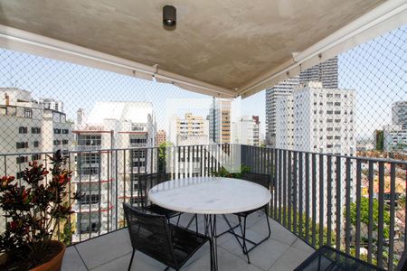 Varanda da Sala e Área de Serviço de apartamento para alugar com 1 quarto, 63m² em Sumarezinho, São Paulo