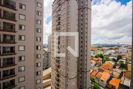 Vista da varanda da sala de apartamento à venda com 2 quartos, 57m² em Vila Helena, Santo André