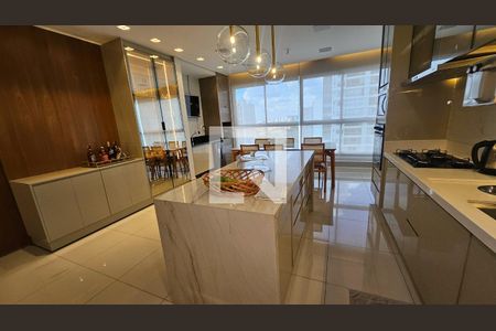 Cozinha de apartamento para alugar com 3 quartos, 117m² em Jardim Atlantico, Goiânia