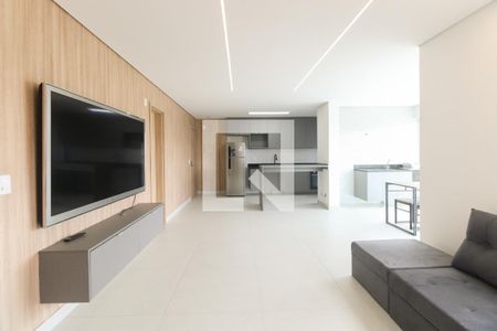 Sala  de apartamento à venda com 2 quartos, 81m² em Cidade Mãe do Céu, São Paulo