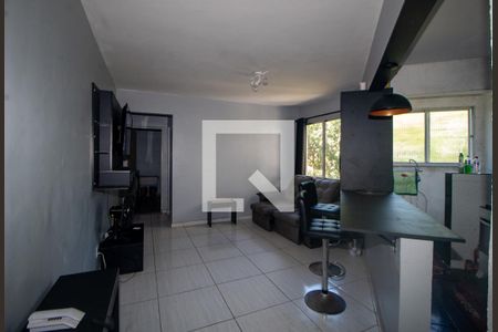 Sala de apartamento à venda com 1 quarto, 45m² em Nonoai, Porto Alegre