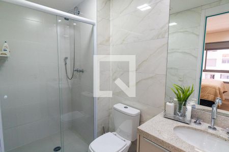 Banheiro da Suíte de apartamento à venda com 2 quartos, 74m² em Jardim Prudência, São Paulo