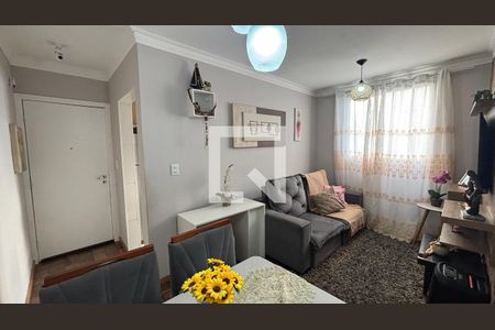 Sala - Sala de Jantar  de apartamento à venda com 2 quartos, 48m² em Vila Bela Vista, Santo André