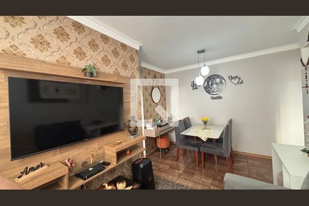 Sala - Sala de Jantar  de apartamento à venda com 2 quartos, 48m² em Vila Bela Vista, Santo André