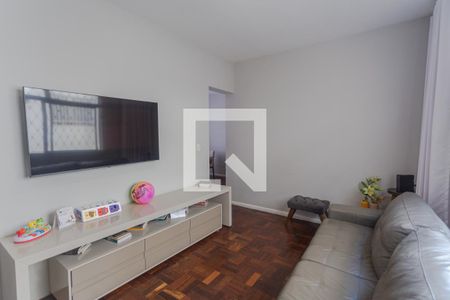 Sala de apartamento à venda com 3 quartos, 90m² em Cidade Nova, Belo Horizonte
