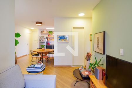 Sala/Cozinha de apartamento à venda com 2 quartos, 68m² em Água Branca, São Paulo