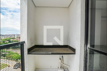 Varanda da Sala de apartamento para alugar com 2 quartos, 45m² em Parque Oratório, Santo André