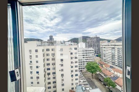 Quarto vista de kitnet/studio para alugar com 1 quarto, 18m² em Botafogo, Rio de Janeiro