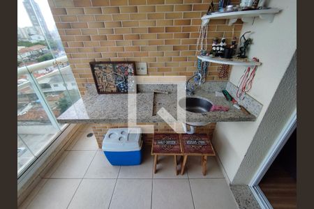 Varanda da Sala de apartamento à venda com 2 quartos, 69m² em Vila Brasilio Machado, São Paulo