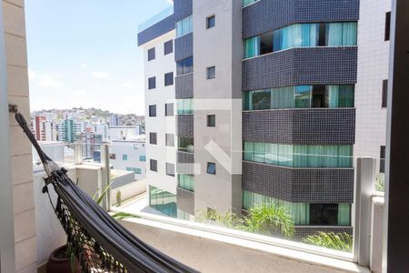 Varanda da Sala de apartamento para alugar com 3 quartos, 100m² em Buritis, Belo Horizonte