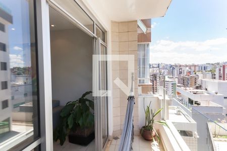 Varanda da Sala de apartamento para alugar com 3 quartos, 100m² em Buritis, Belo Horizonte