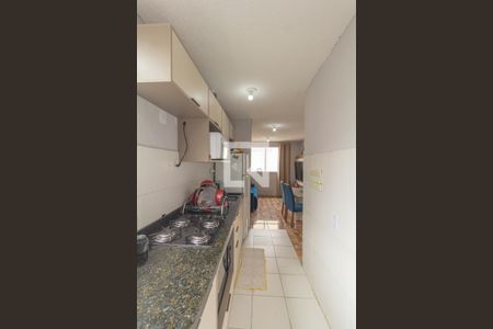 Sala/Cozinha de apartamento à venda com 2 quartos, 45m² em Mato Grande, Canoas
