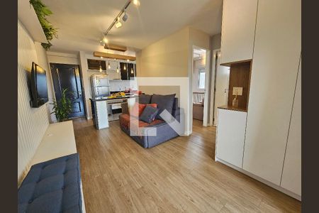 Sala de apartamento para alugar com 2 quartos, 65m² em Campo Belo, São Paulo