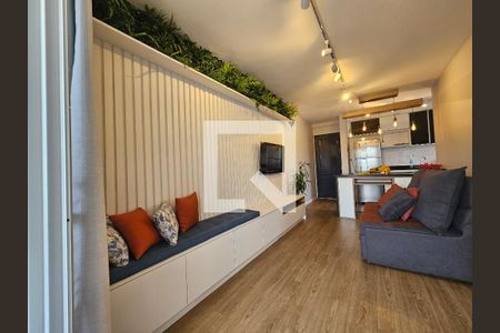 Sala de apartamento para alugar com 2 quartos, 65m² em Campo Belo, São Paulo