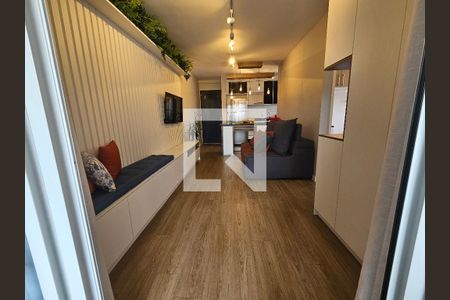 Sala de apartamento para alugar com 2 quartos, 65m² em Campo Belo, São Paulo