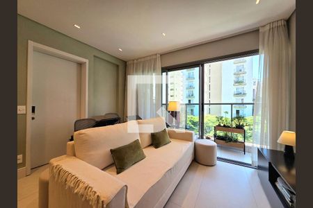 Sala/Cozinha de apartamento à venda com 2 quartos, 60m² em Vila Nova Conceição, São Paulo