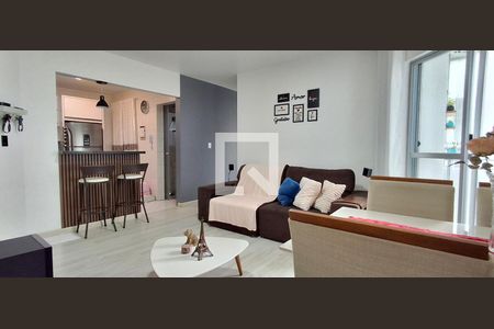 Sala de apartamento para alugar com 3 quartos, 74m² em Barreiros, São José