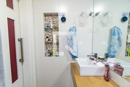 Banheiro da Suíte de apartamento à venda com 4 quartos, 112m² em Vila Mascote, São Paulo