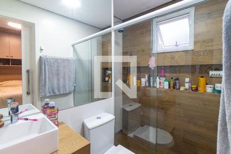 Banheiro da Suíte de apartamento à venda com 4 quartos, 112m² em Vila Mascote, São Paulo