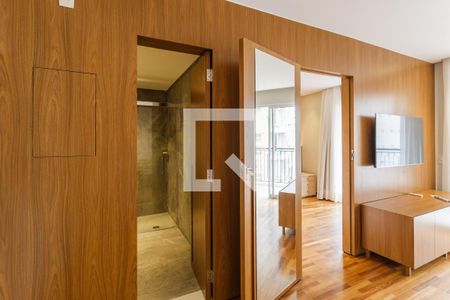 Sala de apartamento para alugar com 1 quarto, 48m² em Moema, São Paulo