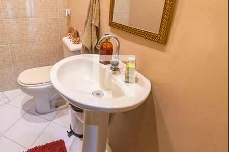 Lavabo de casa de condomínio à venda com 3 quartos, 150m² em Parque Sao Vicente, Santo André