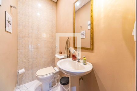 Lavabo de casa de condomínio à venda com 3 quartos, 150m² em Parque Sao Vicente, Santo André