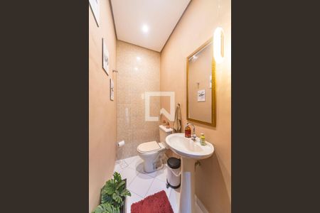 Lavabo de casa de condomínio à venda com 3 quartos, 150m² em Parque Sao Vicente, Santo André