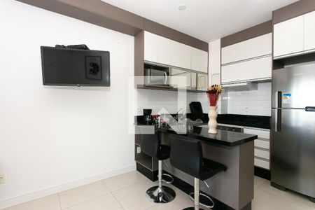 Cozinha de kitnet/studio para alugar com 1 quarto, 35m² em Vila Gomes Cardim, São Paulo