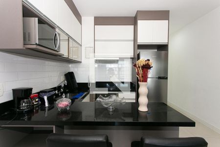 Cozinha de kitnet/studio para alugar com 1 quarto, 35m² em Vila Gomes Cardim, São Paulo