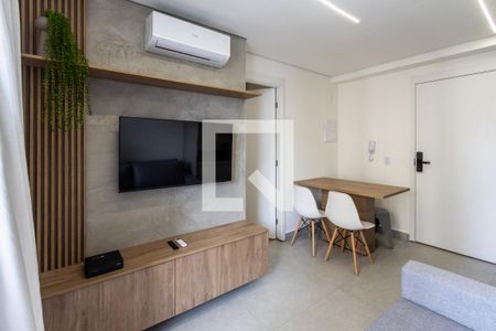 Sala de apartamento para alugar com 1 quarto, 27m² em Perdizes, São Paulo