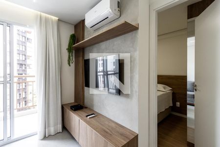 Sala de apartamento para alugar com 1 quarto, 27m² em Perdizes, São Paulo
