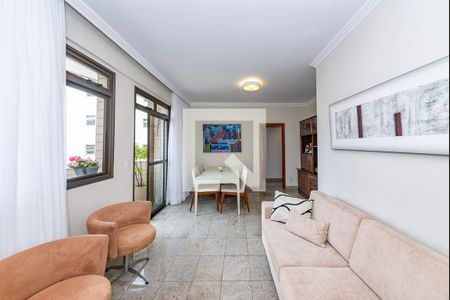 Sala de apartamento à venda com 3 quartos, 97m² em Coracao de Jesus, Belo Horizonte
