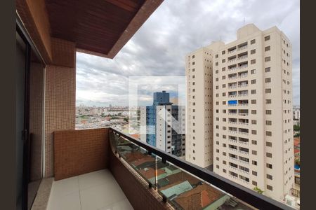 Varanda da Sala de Estar de apartamento à venda com 3 quartos, 162m² em Santo Antônio, São Caetano do Sul