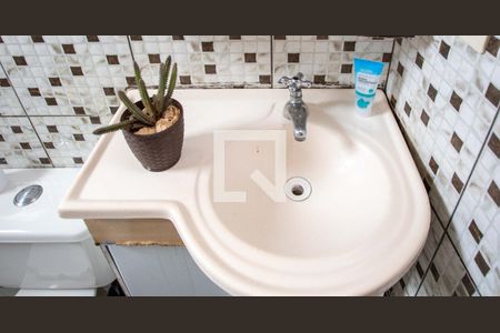 Banheiro da Suíte de casa à venda com 3 quartos, 98m² em Vila Nogueira, Diadema