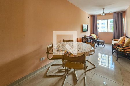 Sala de apartamento para alugar com 2 quartos, 70m² em Vila Julia, Guarujá