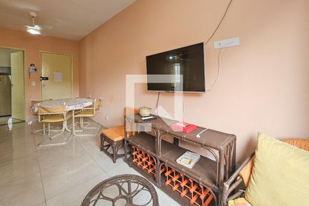 Sala de apartamento para alugar com 2 quartos, 70m² em Vila Julia, Guarujá