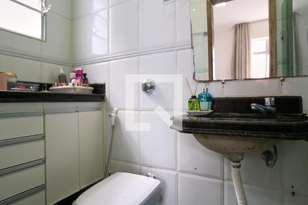 Banheiro da Suíte de apartamento à venda com 3 quartos, 90m² em Cidade Nova, Belo Horizonte